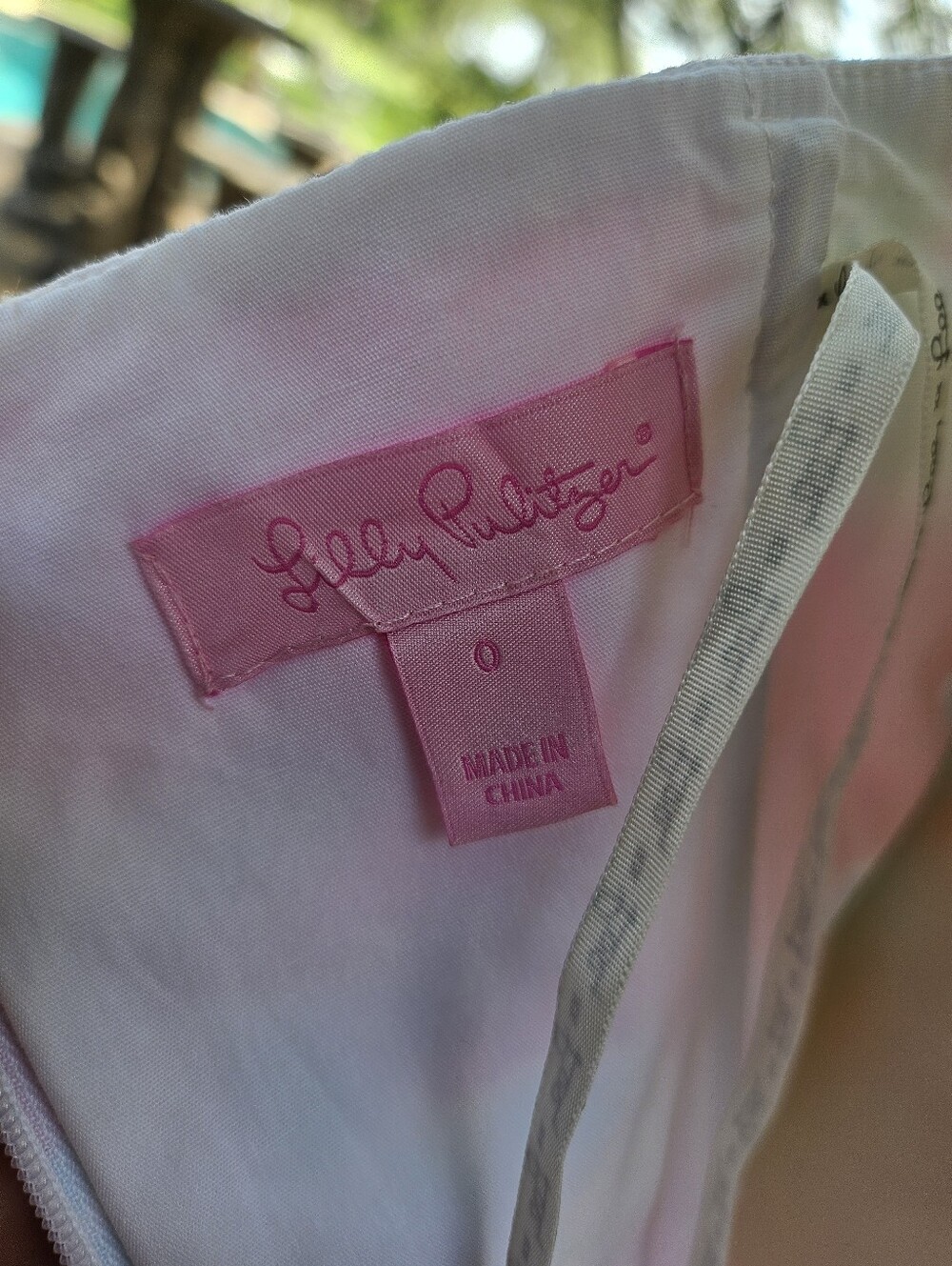 Lilly Pulitzer Strapless Pink Tropical Print Mini Shift Dress Size 0 - Picture 8 of 13